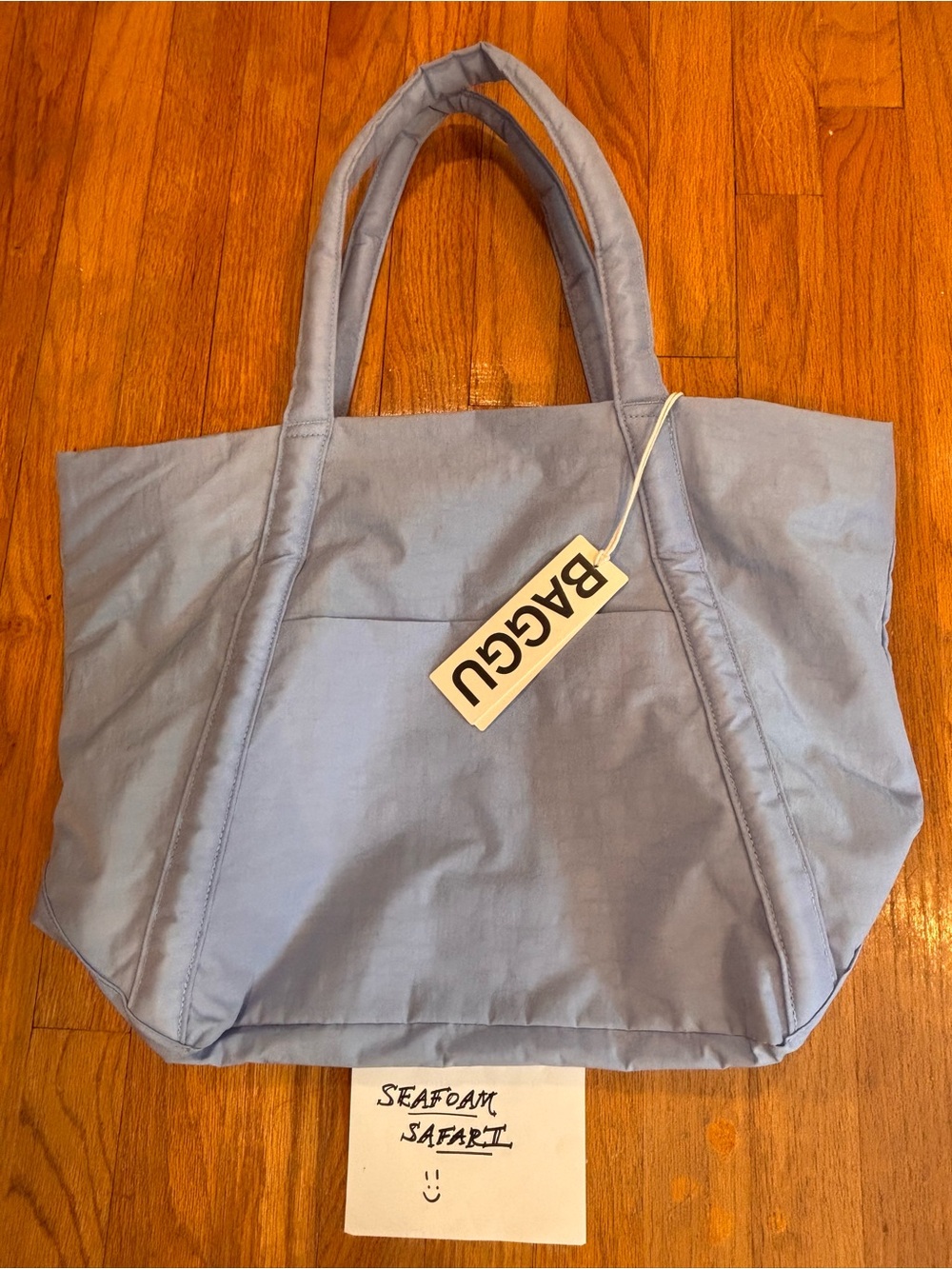 NWT Baggu Cloud Bag French Blue